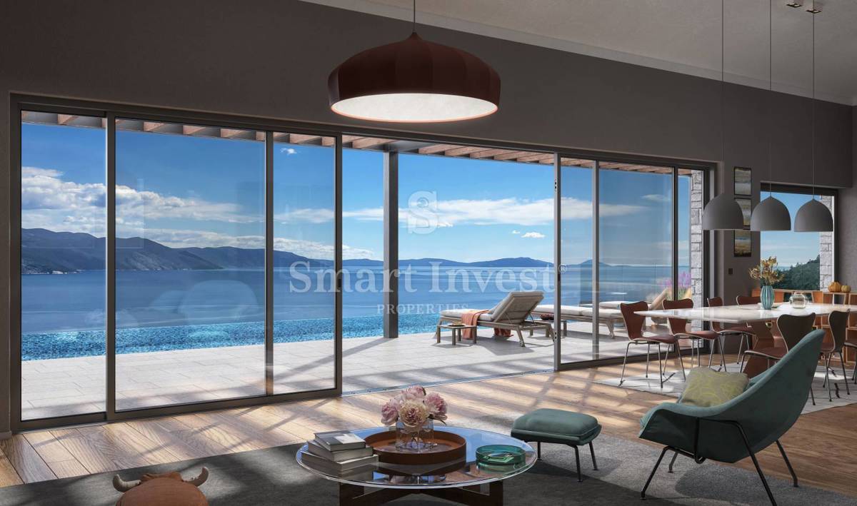 ISTRIA, Villa esclusiva con piscina e splendida vista mare, in vendita