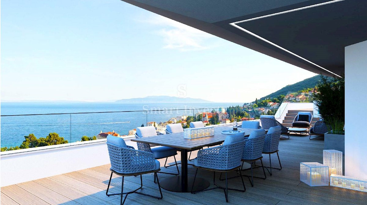 OPATIJA, Appartamento di lusso con piscina privata e vista mare (B)