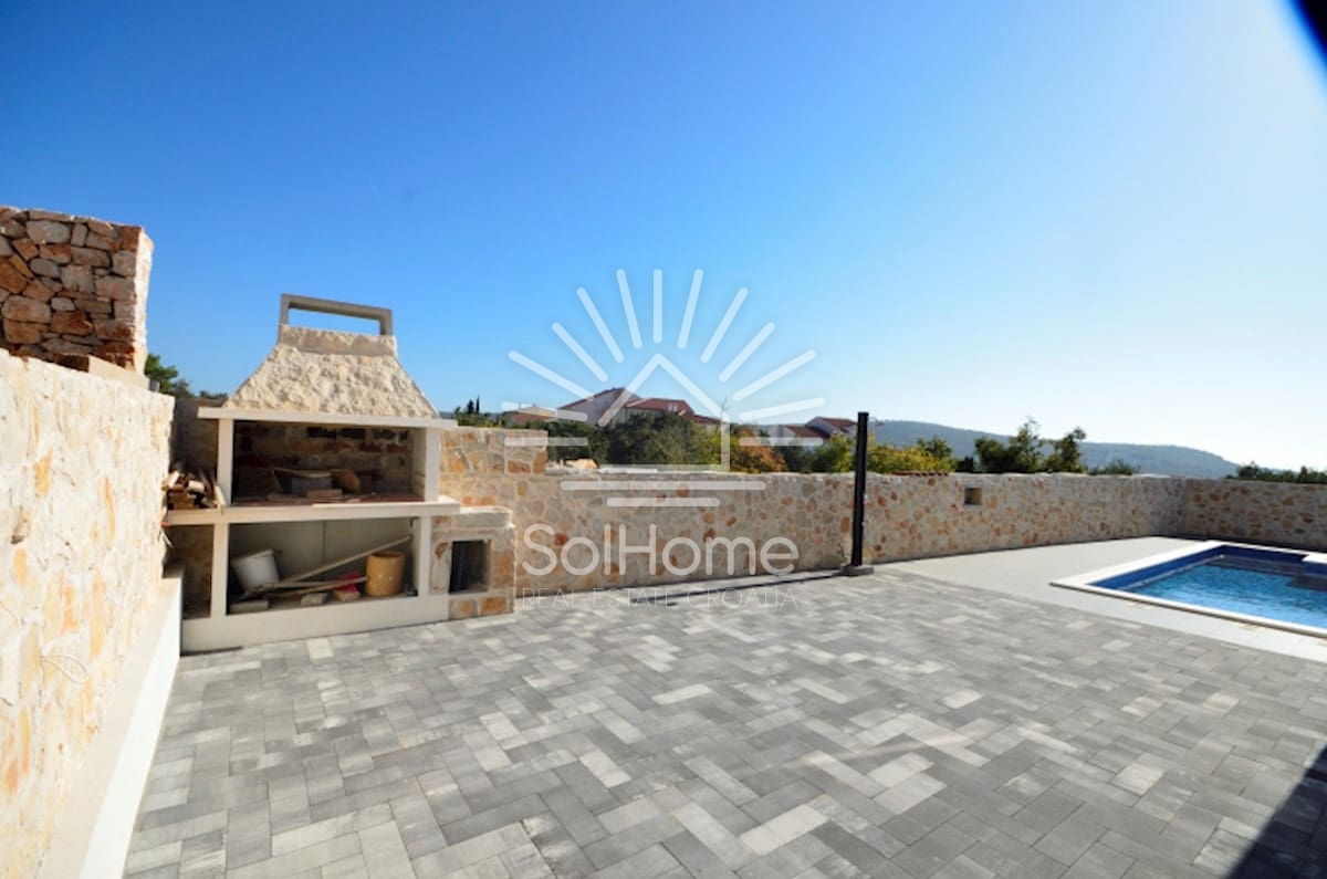 Casa con vista magica sul mare a Primošten, Croazia