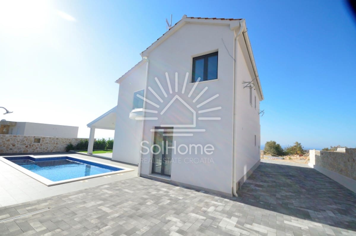 Casa con vista magica sul mare a Primošten, Croazia