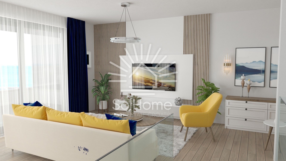 Attico duplex a 180 metri dal mare a Pag, vicino a Zara/Croazia.