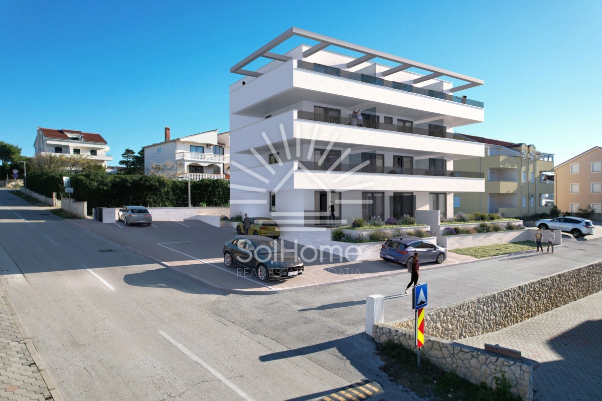 Attico duplex a 180 metri dal mare a Pag, vicino a Zara/Croazia.