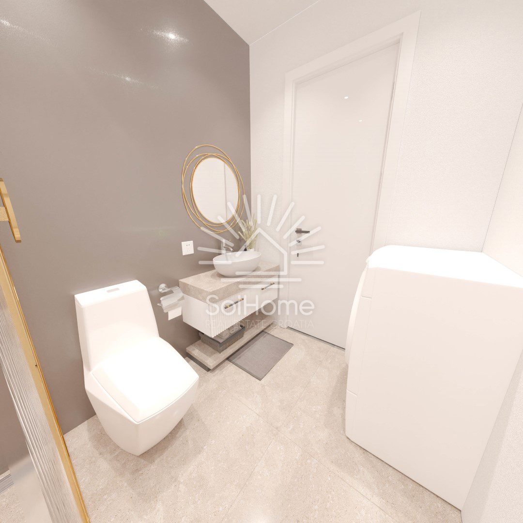 Attico duplex a 180 metri dal mare a Pag, vicino a Zara/Croazia.