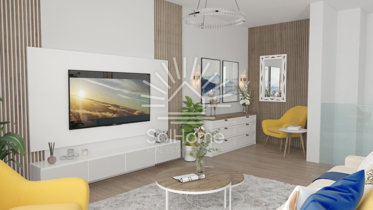 Attico duplex a 180 metri dal mare a Pag, vicino a Zara/Croazia.