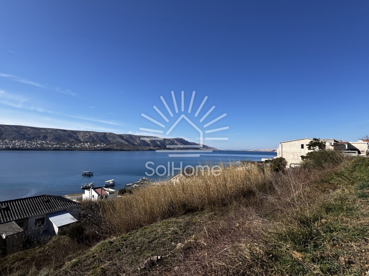 Terreno edificabile con vista aperta sul mare a Pag - 546 m² in posizione eccezionale!