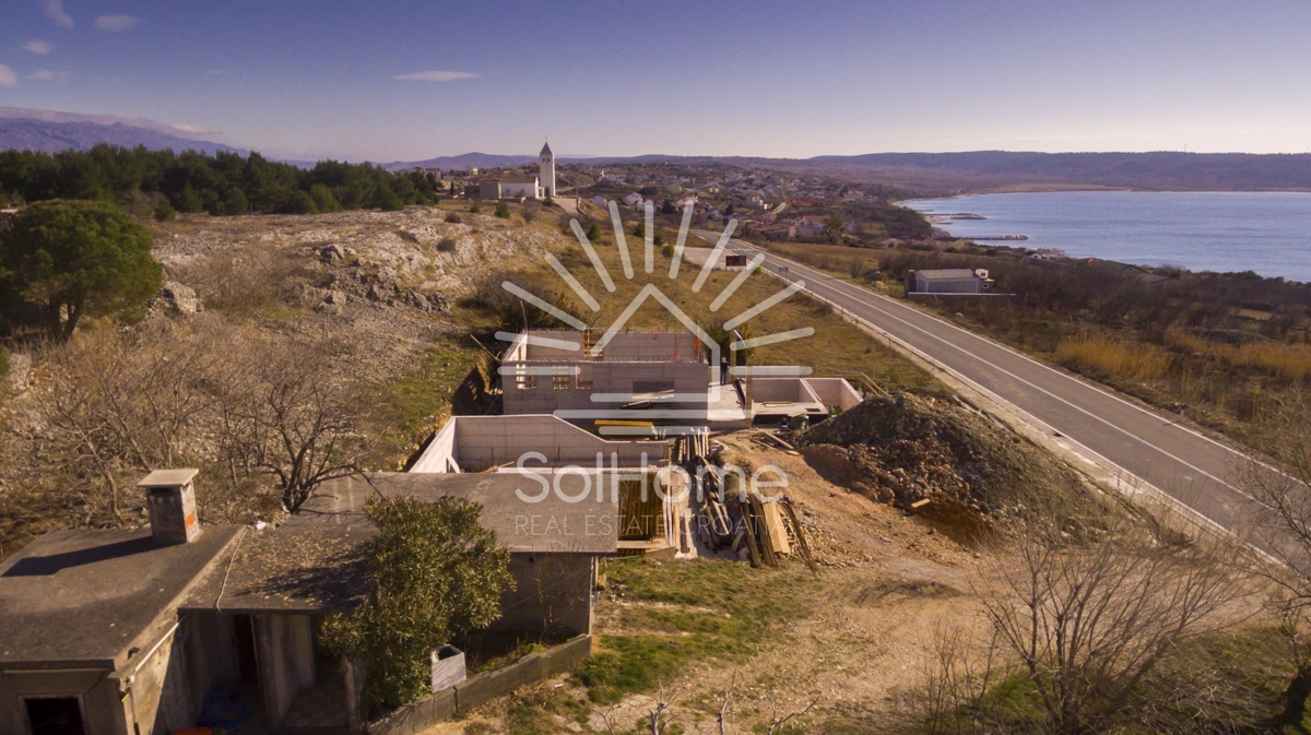 Villa sul mare a Ražanac con vista sul mare