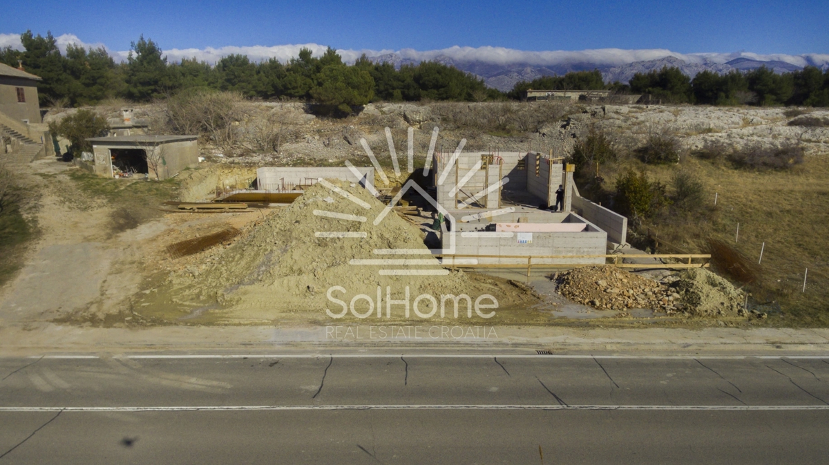 Villa sul mare a Ražanac con vista sul mare