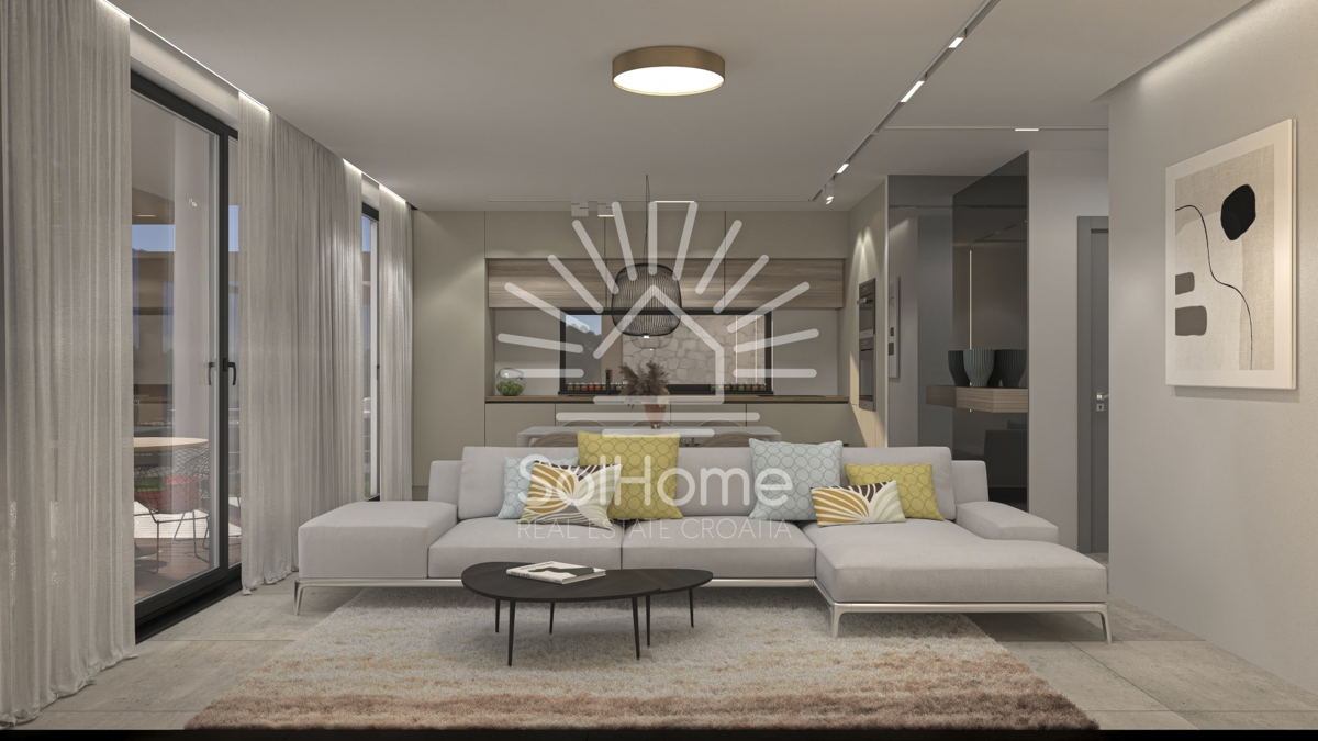 Villa sul mare a Ražanac con vista sul mare