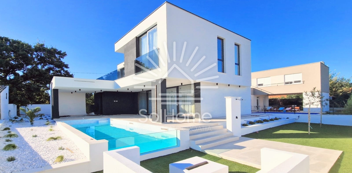 Villa di lusso con piscina e vista - Kožino, Zara.