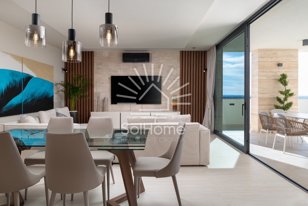 Unica villa di lusso con vista panoramica sul mare vicino a Zara, Croazia
