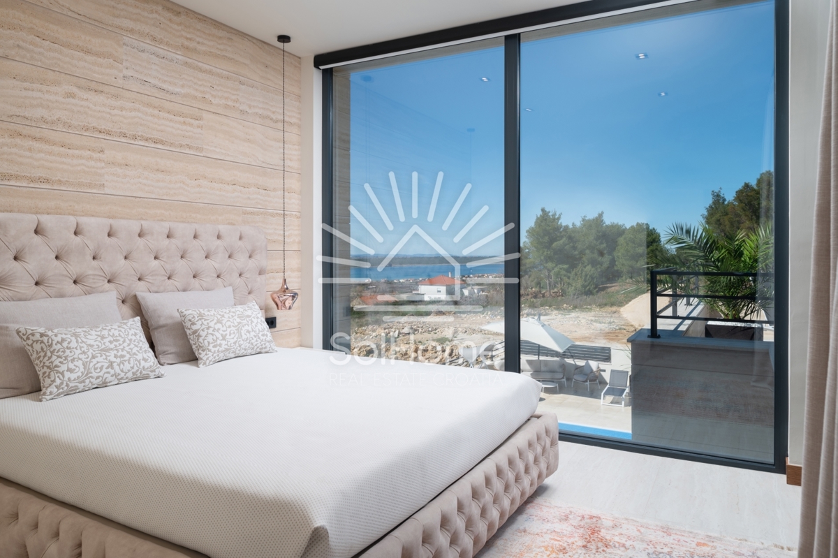 Unica villa di lusso con vista panoramica sul mare vicino a Zara, Croazia