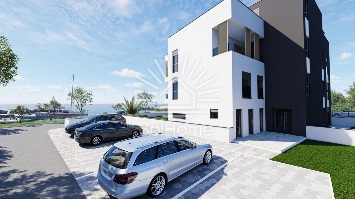 Lussuoso attico con piscina sul mare a Zaton - Zara.