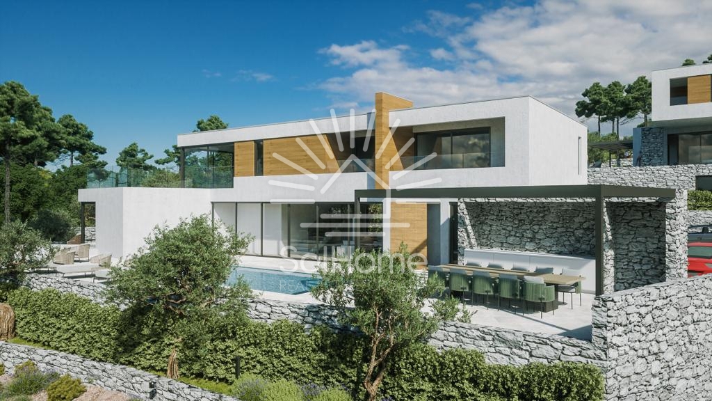 Lussuosa villa con piscina, zona spa e vista panoramica sul mare - Vodice