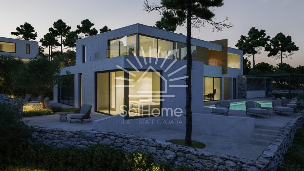 Lussuosa villa con piscina, zona spa e vista panoramica sul mare - Vodice