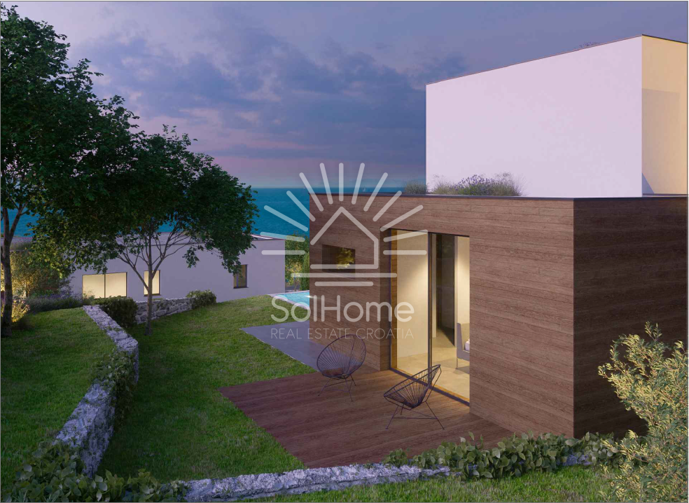 Vodice - Villa di lusso con vista panoramica sul mare e sulle isole