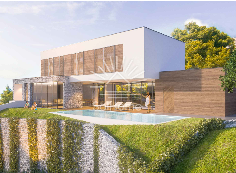 Vodice - Villa di lusso con vista panoramica sul mare e sulle isole