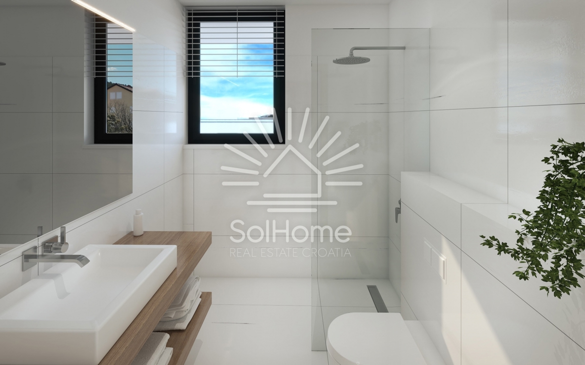 Appartamento di lusso con piscina privata e vista mare vicino a Zara.