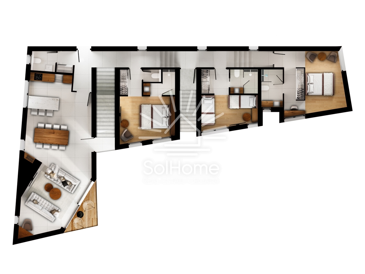 Lussuosa villa con vista panoramica sul mare nell'isola di Pag, vicino a Zara - Croazia