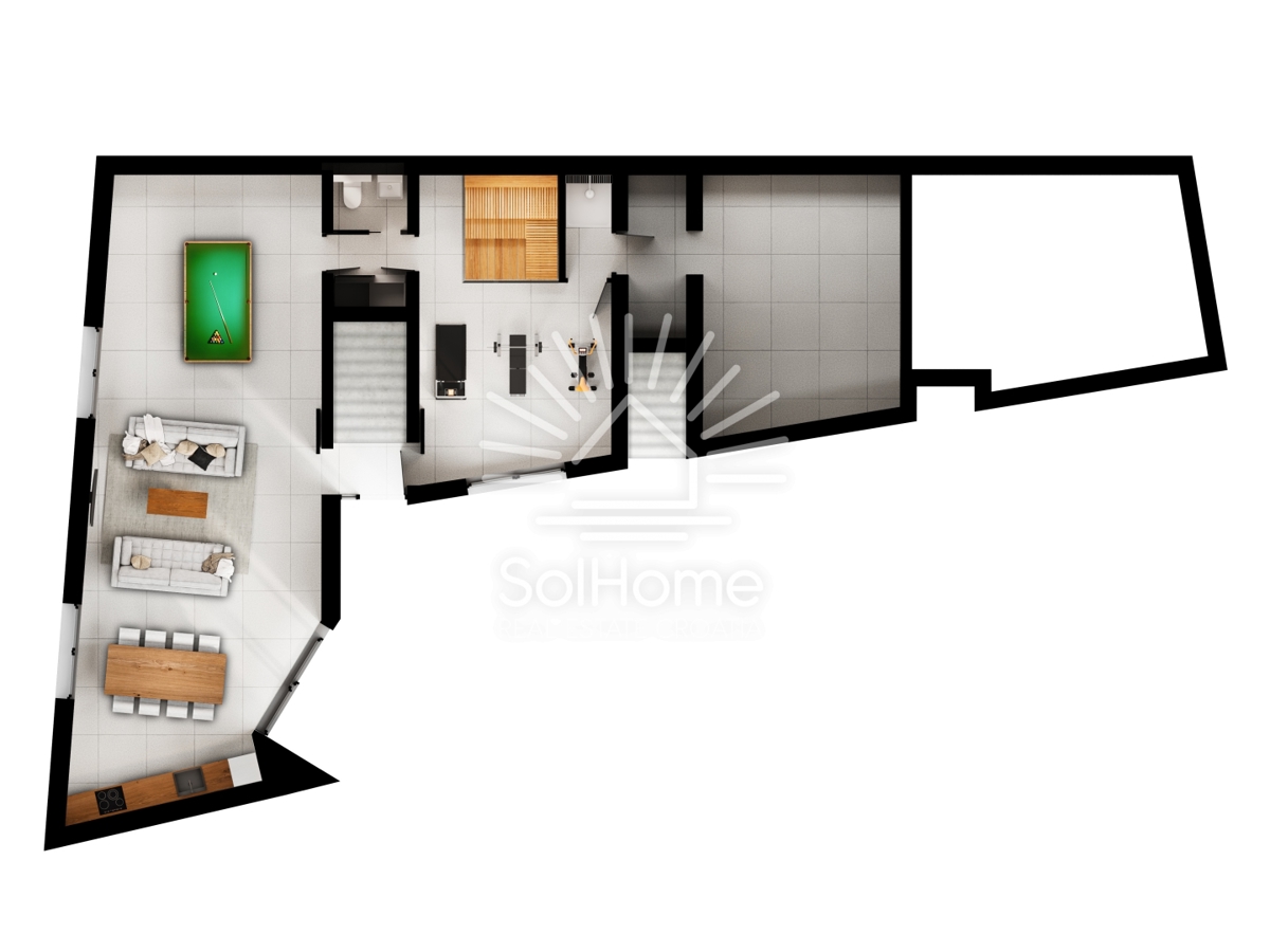 Lussuosa villa con vista panoramica sul mare nell'isola di Pag, vicino a Zara - Croazia