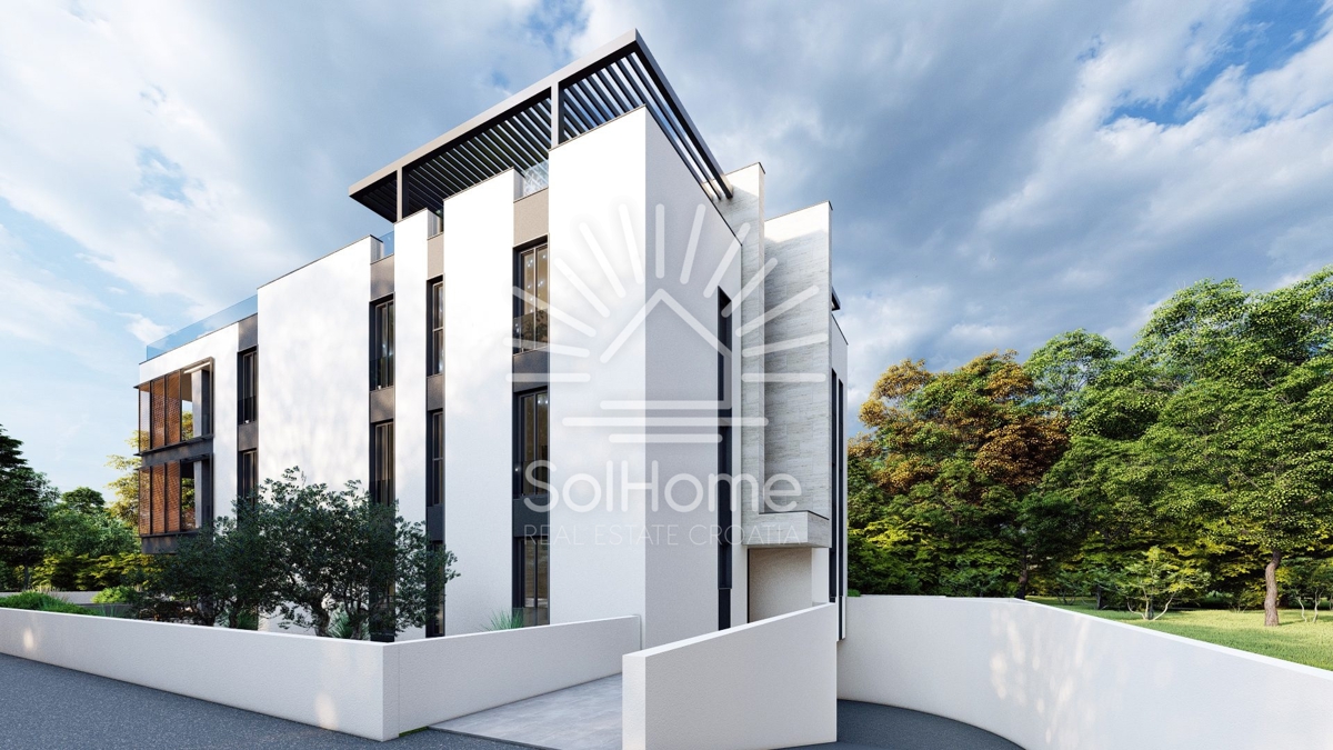 Lussuosi appartamenti attico direttamente sul mare a Diklo/Zadar