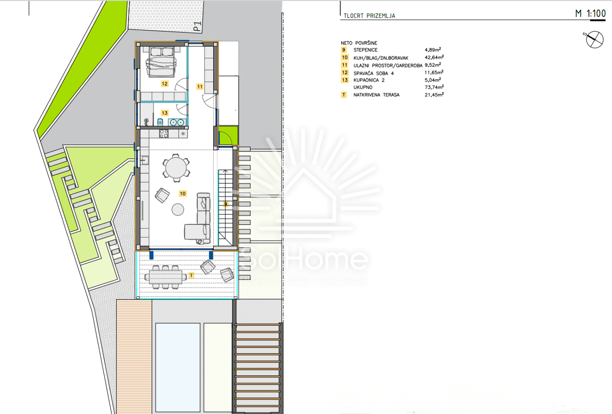 Elegante villa in Dalmazia a soli 50 metri dal mare - vicino a Zara