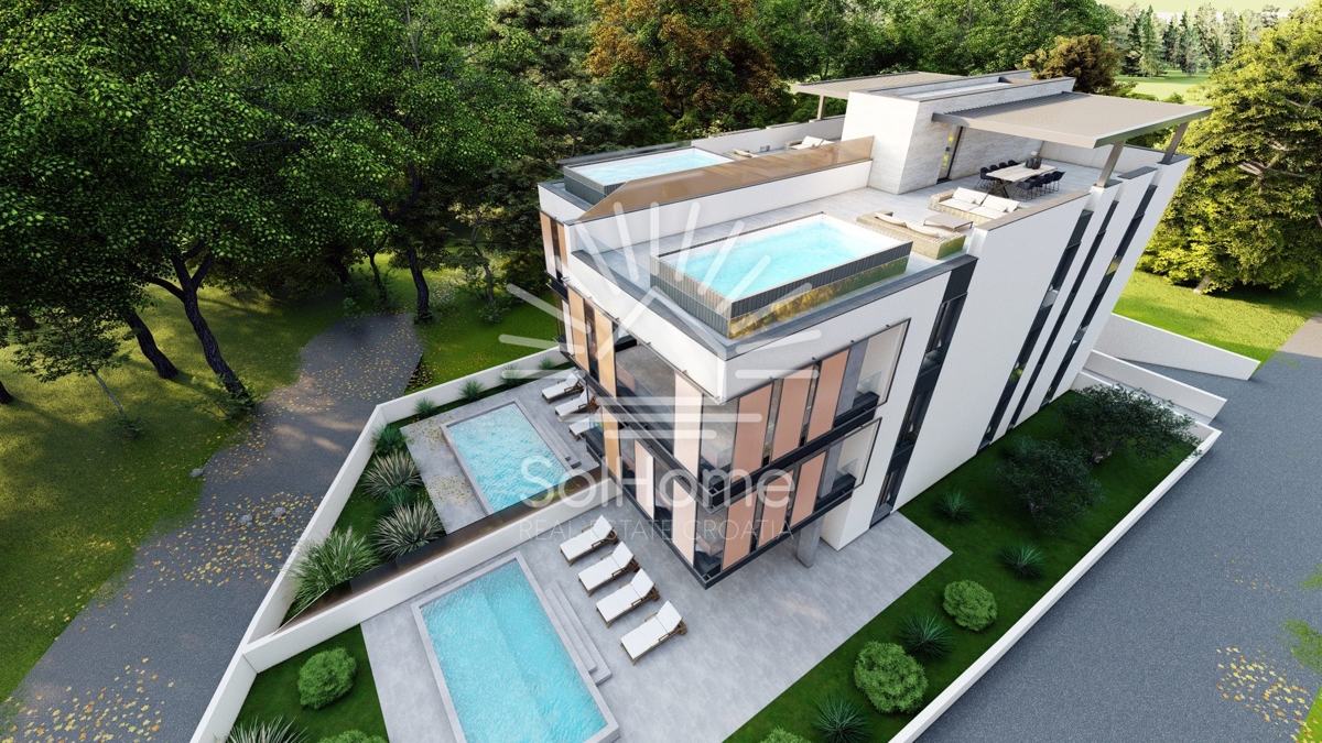 Lussuosi appartamenti a Diklo/Zara direttamente sul mare