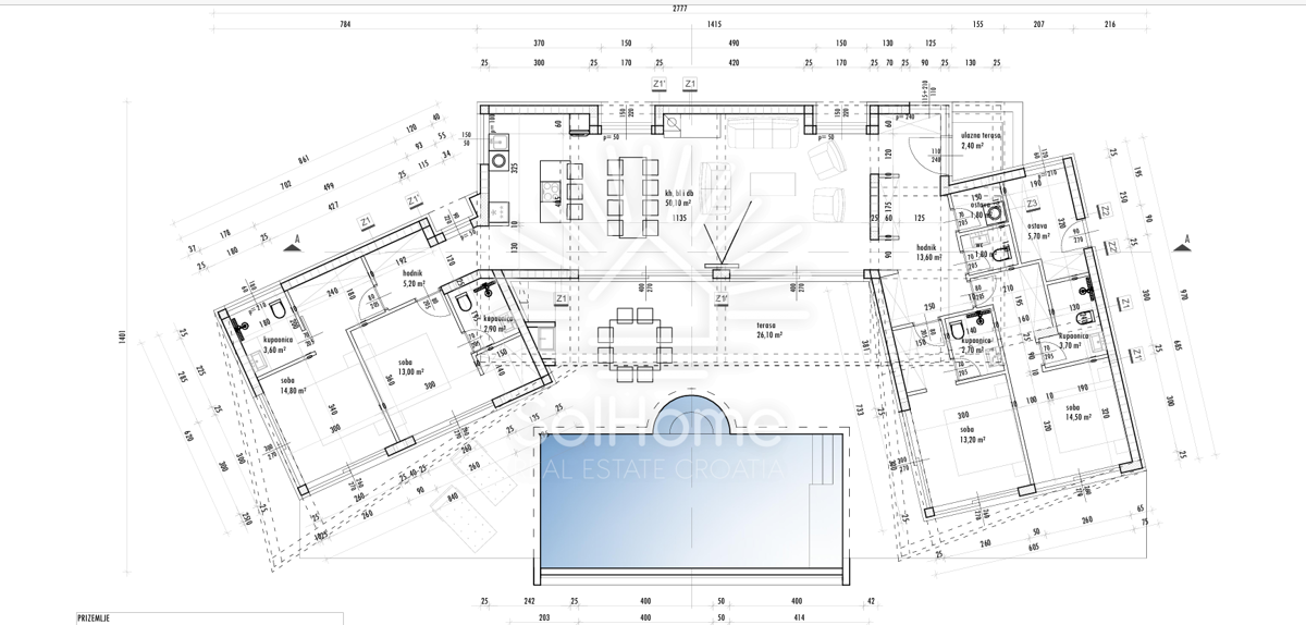 Casa Maslenica, Jasenice, 176m2