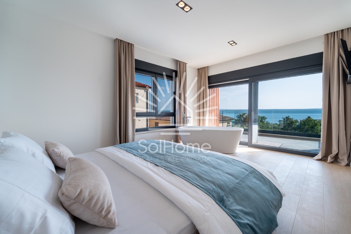 Esclusiva nuova villa con vista panoramica sul mare vicino a Zara, Croazia