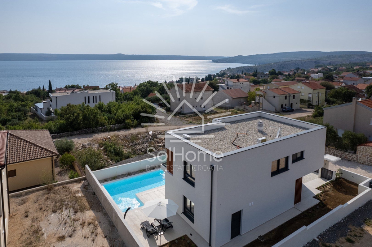 Esclusiva nuova villa con vista panoramica sul mare vicino a Zara, Croazia