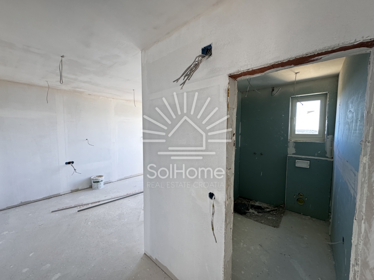 Villa familiare con piscina e vista panoramica sul mare vicino a Zara