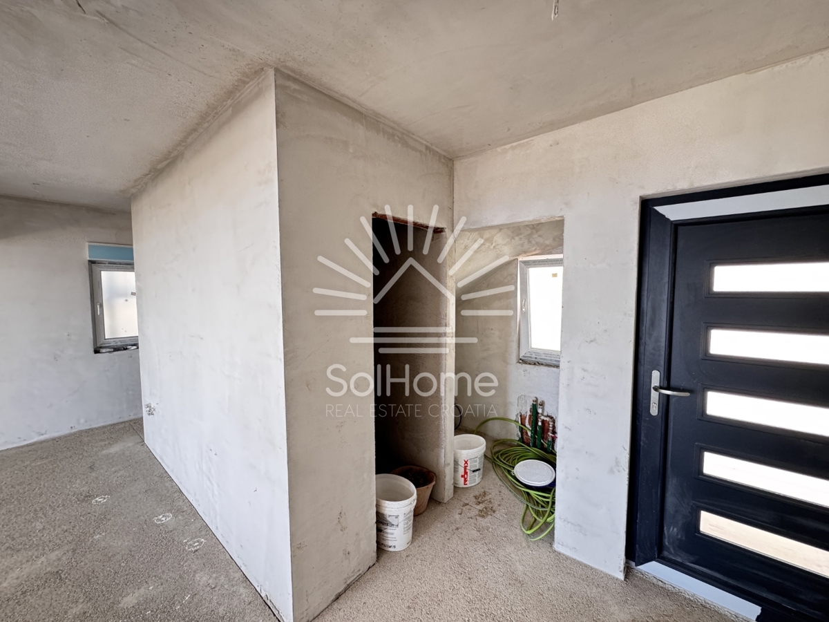 Casa di fronte al mare a Ražanac