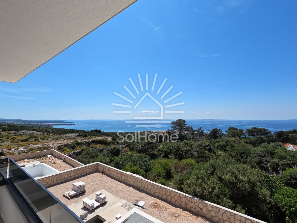 Video! Casa con vista panoramica sul mare e piscina | Novalja - Croazia