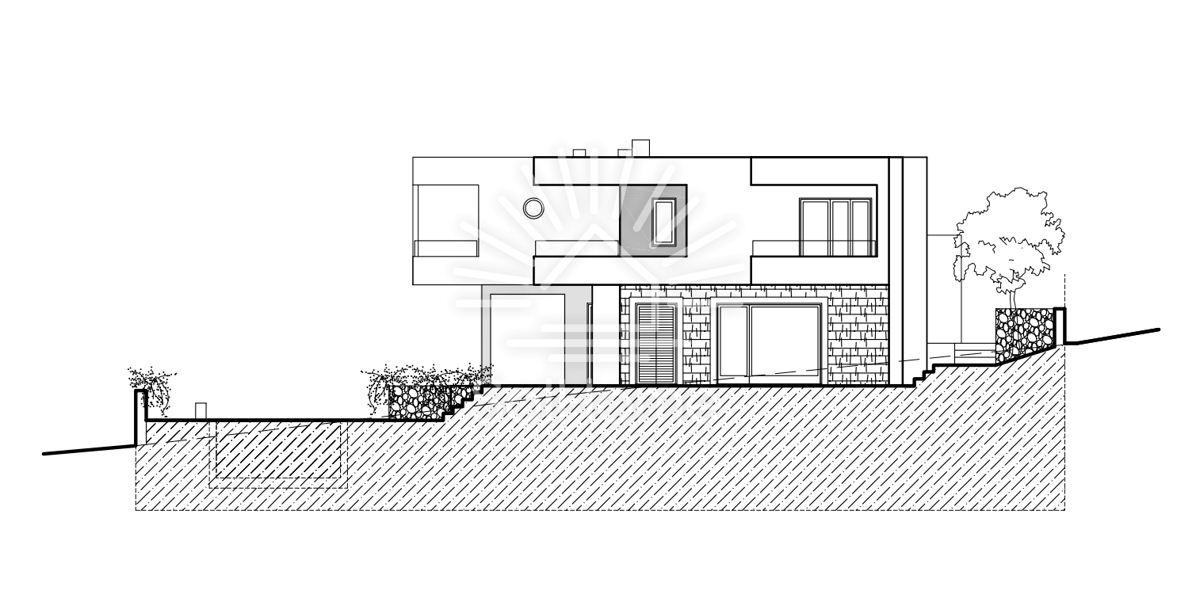 Video! Casa con vista panoramica sul mare e piscina | Novalja - Croazia