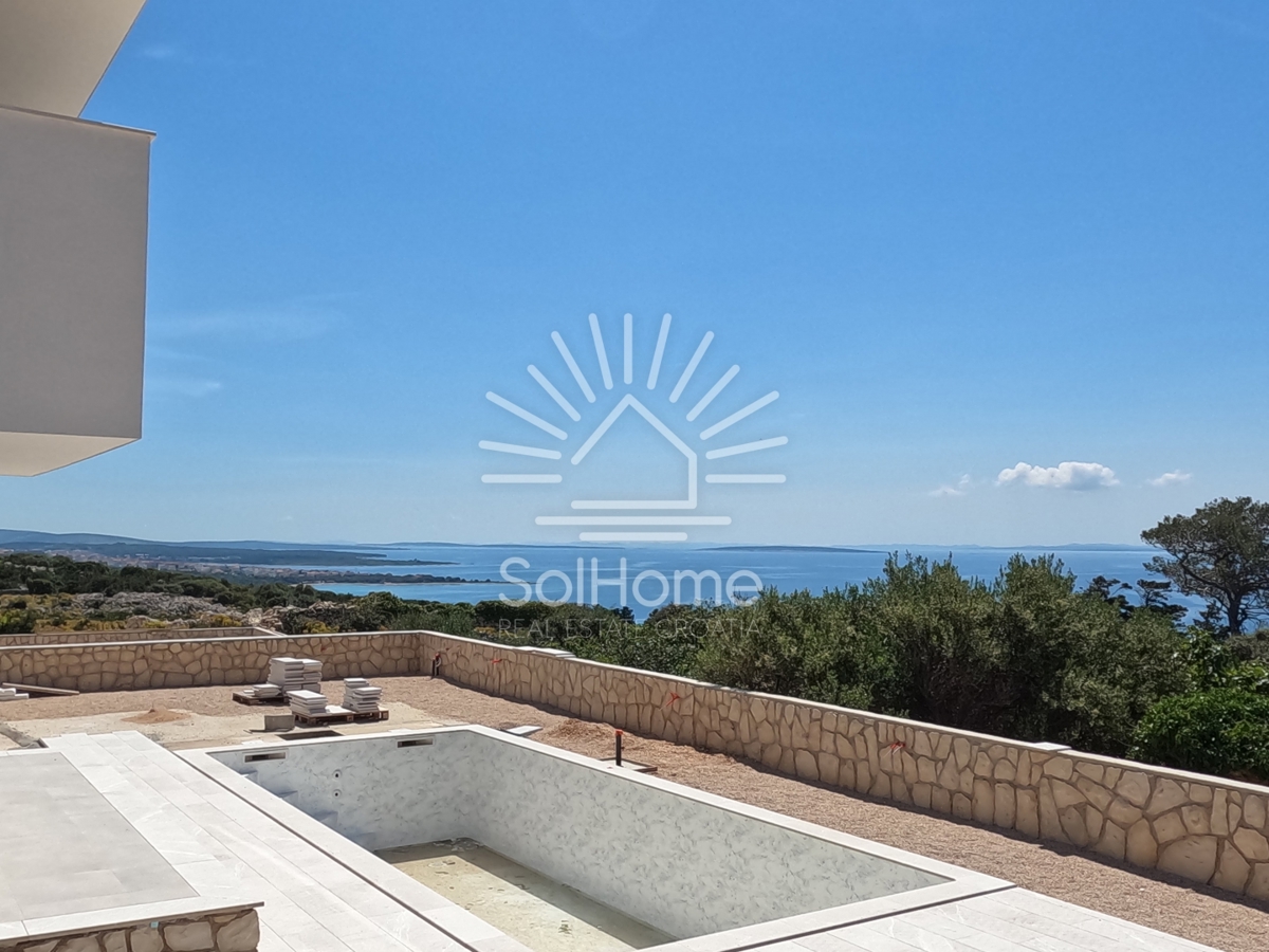 Video! Casa con vista panoramica sul mare e piscina | Novalja - Croazia