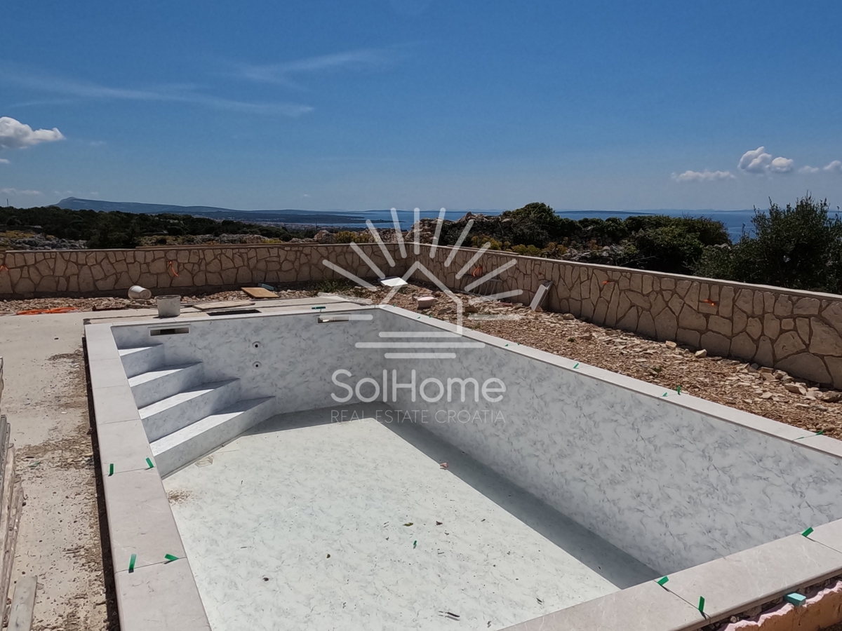 Video! Casa con vista panoramica sul mare e piscina | Novalja - Croazia
