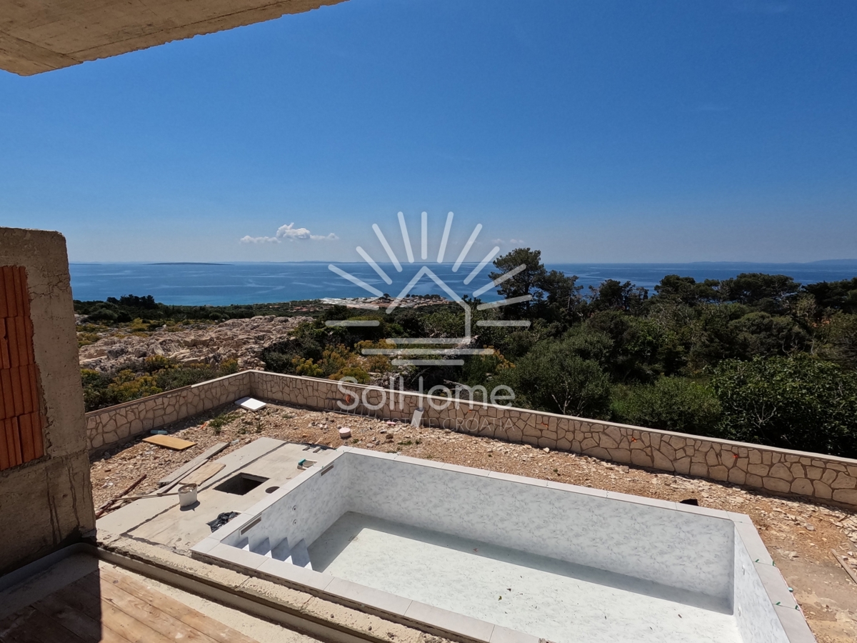 Video! Casa con vista panoramica sul mare e piscina | Novalja - Croazia