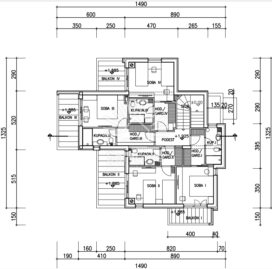 Video! Casa con vista panoramica sul mare e piscina | Novalja - Croazia