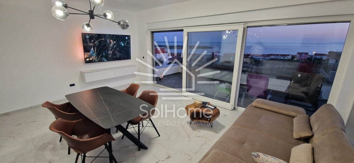 Appartamento con vista sul mare e sulla città, Novalja - Croazia