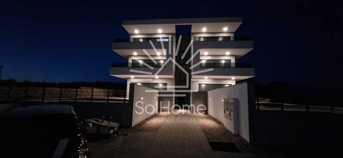 Appartamento con vista sul mare e sulla città, Novalja - Croazia