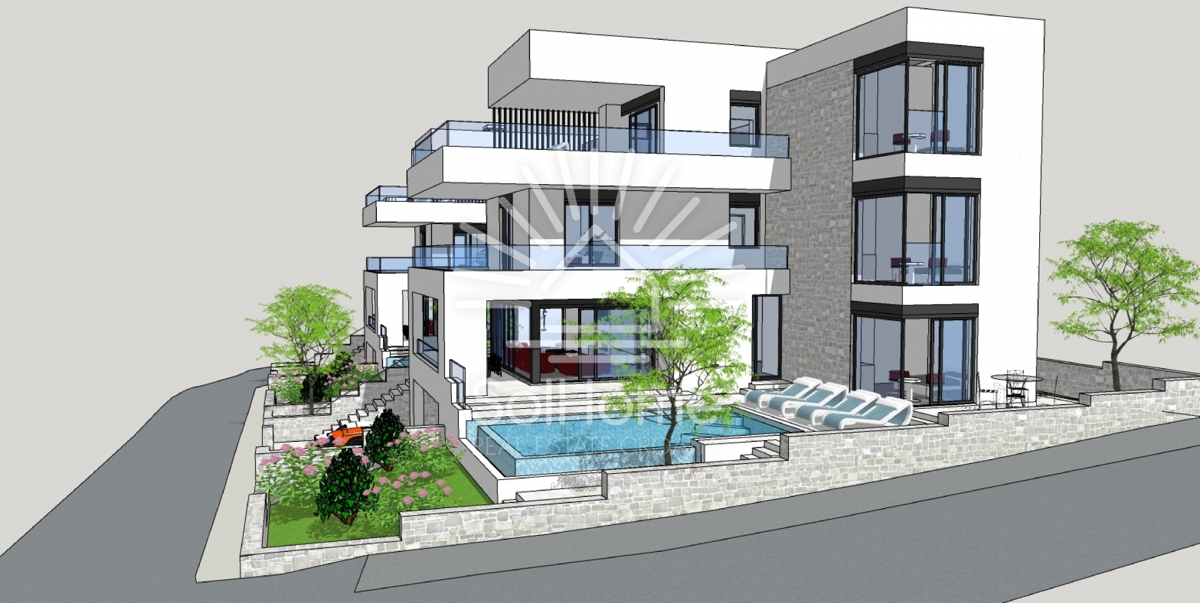 Moderna villa di lusso / 2° fila dal mare