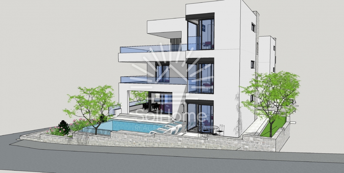 Moderna villa di lusso / 2° fila dal mare