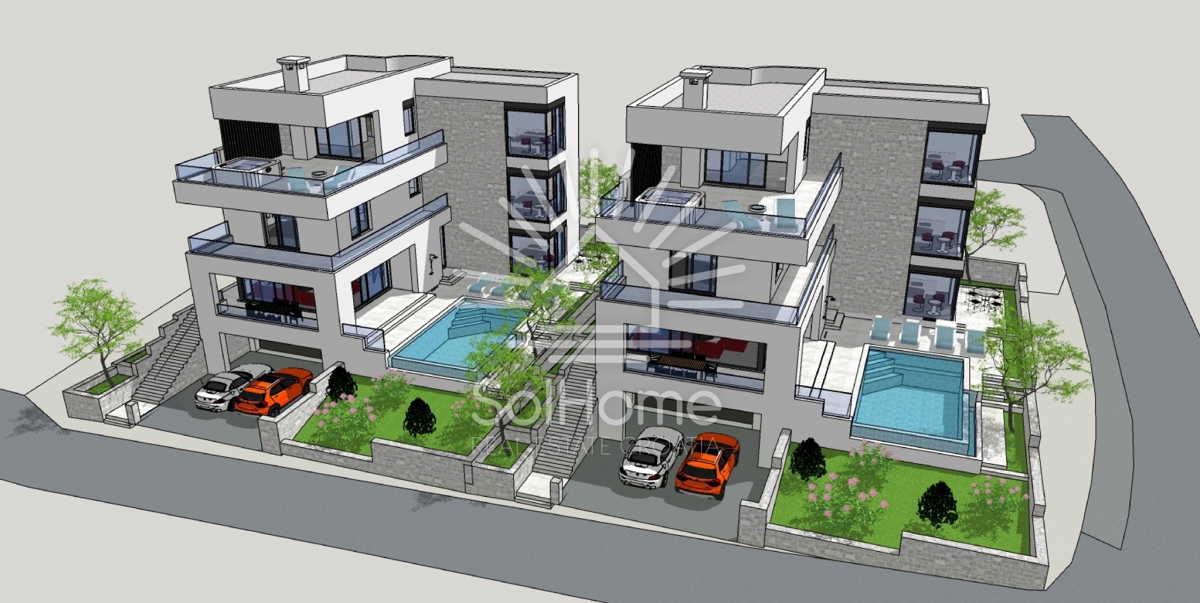 Moderna villa di lusso / 2° fila dal mare