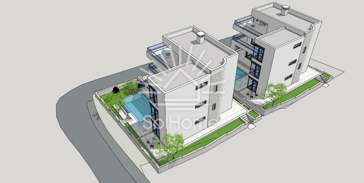 Moderna villa di lusso / 2° fila dal mare