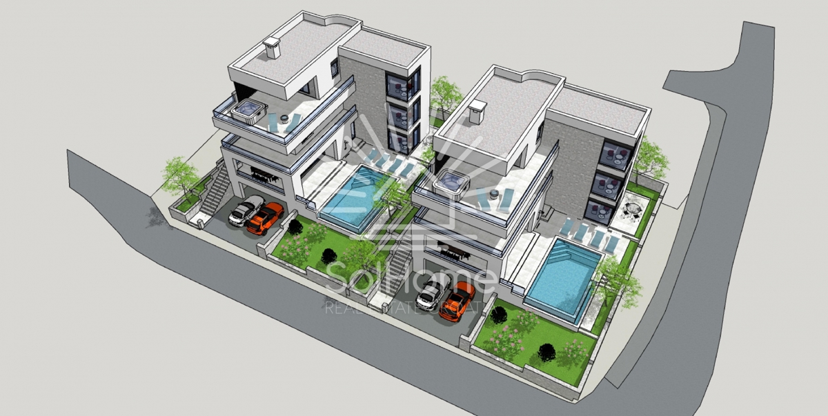 Moderna villa di lusso / 2° fila dal mare