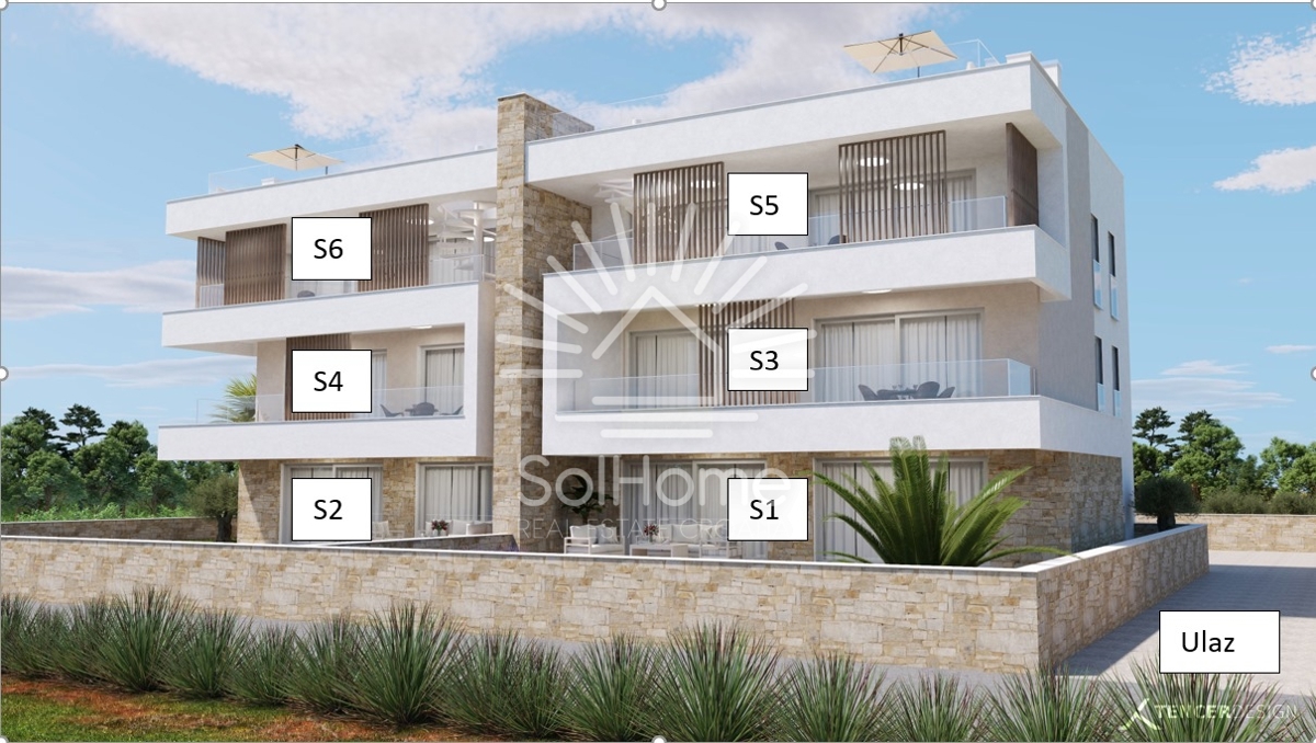 Appartamento sulla seconda fila vicino al mare - vicino a Zara