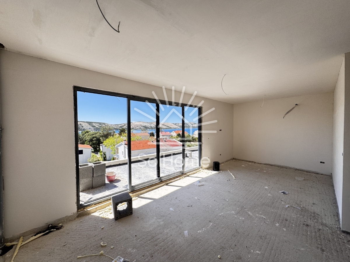 Appartamenti attico sul mare a Novalja