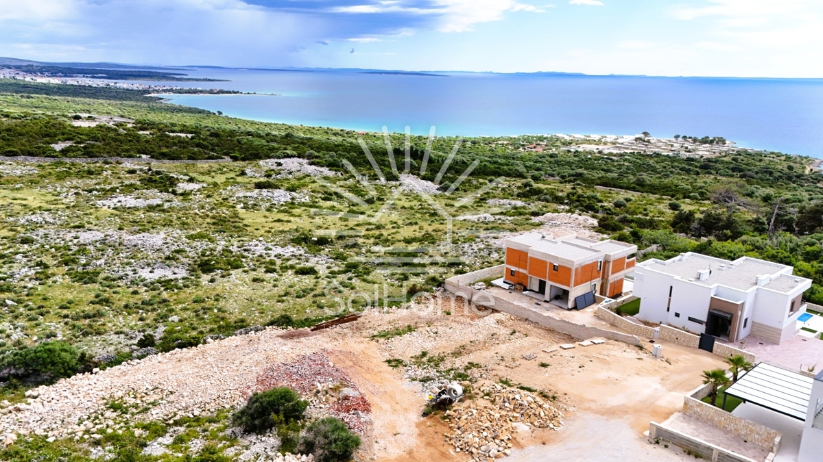 Casa con vista panoramica sul mare e piscina a Novalja