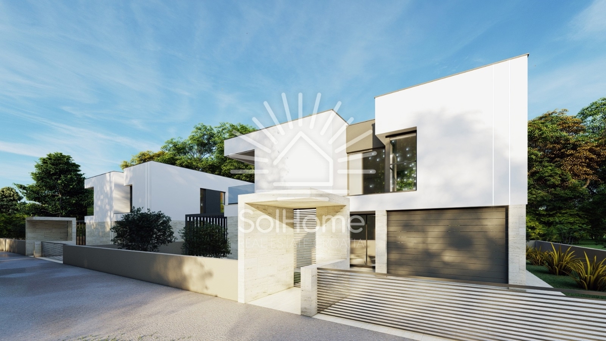 Bellissime ville con piscina e vista sul mare vicino a Zara - Croazia.