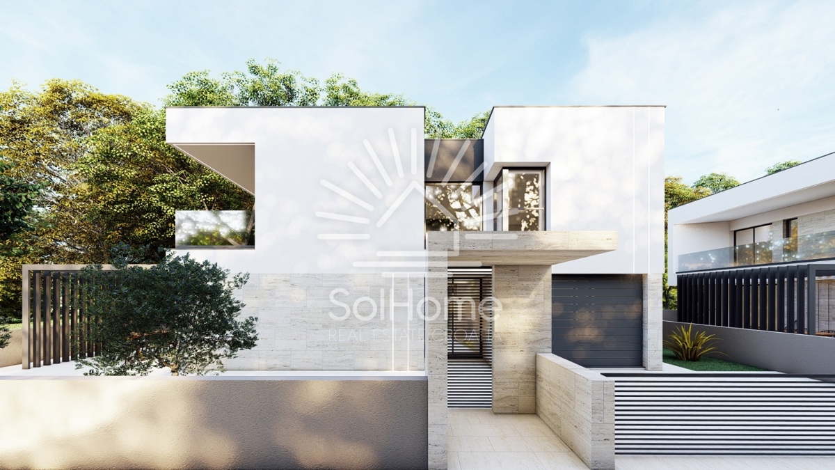 Bellissime ville con piscina e vista sul mare vicino a Zara - Croazia.