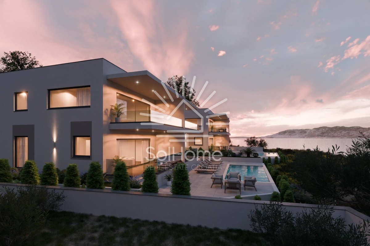 Video! Appartamenti di lusso sul mare vicino a Pag - Novalja, Croazia